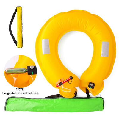 

Life Belt Automatic Inflatable Life Buoy Waist Belt with Reflective Tapes For Boarding Kayaking Fishing