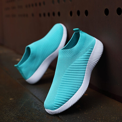 

FAN PAO big size 35-43 Women running sport shoes sock slip ons loafers sneakers yeezy air boost for girl outdoor walking footwear