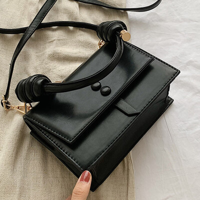 

Womens 2019 spring&summer new fashion Korean version of the fashion 100 small square bag handbag single shoulder oblique span