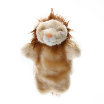 

Lion Plush Hand Puppet Kids Children Developmental Soft Doll Toy