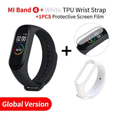 

Newest 2019 Original Xiaomi Mi Band 4 Smart Color Screen Bracelet Heart Rate Fitness 135mAh Bluetooth50 50M Swimming Waterproof