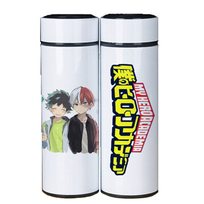 

CAR-TOBBY Anime My Hero Academia 350ml Thermos Vacuum Cup Water Bottle Mug Cosplay Gift