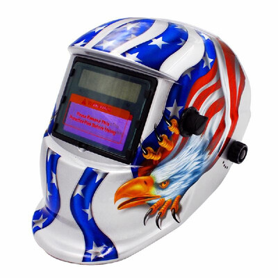

Solar Powered Welding Helmet Auto Darkening Hood Adjustable for Mig Tig Arc Welder Mask Electric Welding Mask