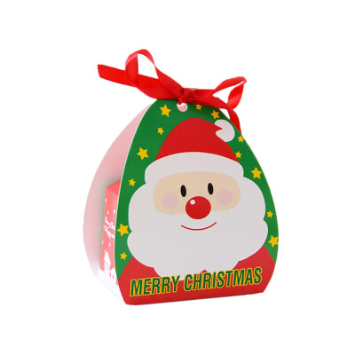 

Tailored Christmas Paper Gift Bag Candy Carrier Xmas Present Candy Cookies Boxes