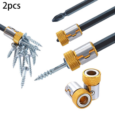 

〖Follure〗2xUniversal Removable Magnetizer Ring Magnetic Steel For 635mm Screwdriver Bits