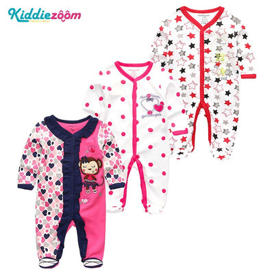 

3PCSLot Childlike novel 0-12M Cotton Baby Rompers Newborn Baby Boys Clothes Bodysuits Baby Girls Clothes Babywear Clothing Sets