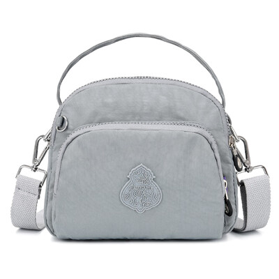 

Waterproof nylon bags for ladies with inclined bags&light canvas bags for multi-storey leisure tourism
