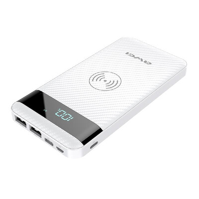 

AWEI Wireless Power-Bank 10000mAh Mobile Power-Pack Portable Fast Charging Backup External Battery-Pack for Mobile Phone