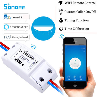 

〖Follure〗Sonoff Smart Home WiFi Wireless Switch Module For Apple For Android APP Control