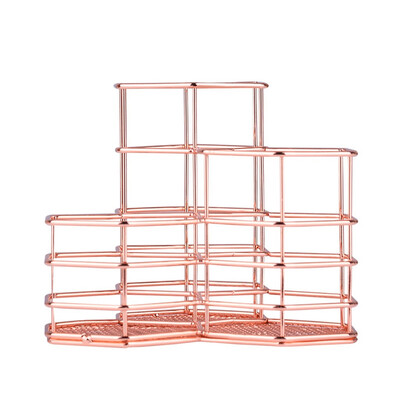 

Toponeto Metal Pen Pencil Holder Desk Stationery Organizer Makeup Brush Storage