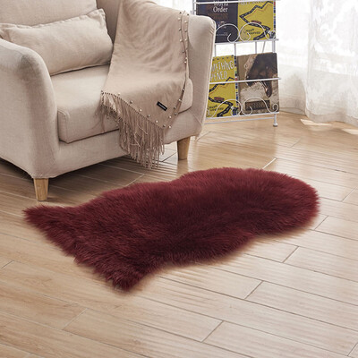 

Toponeto Rugs Non Slip Rug Mats Hairy Soft Fluffy Faux Fur Carpet Mat Home New