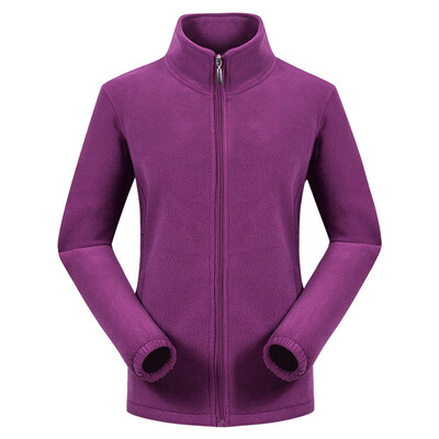 

Toponeto Womans Autumn And Winter New Style Double Fleece Sweater Zipper Collar Coat