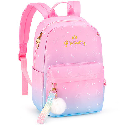 

Disney school bag primary school girls 1-3-6 grade princess girl Korean version of lightweight childrens casual backpack 8 SBPL0223A pink