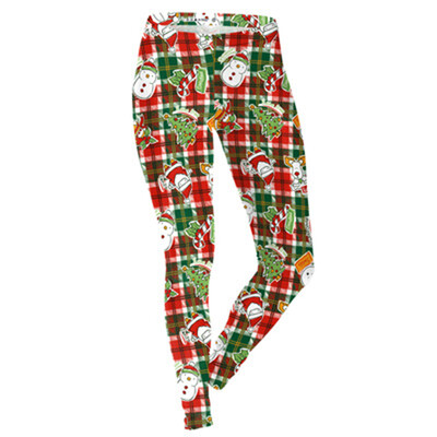 

Women XMAS Leggings YOGA Gym Christmas Print Legging Sport Pants Fitness Trouser