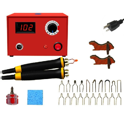 

Adjustable Temperature Wood Burning Machine Set 25W Pyrography Pen Machine Kit Handle Wood Crafts Burning Tools Electric Soldering