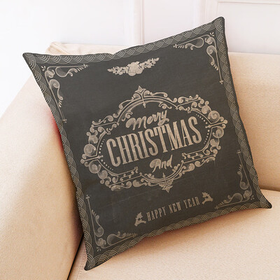 

Tailored Christmas Home Decor Cushion Cover Graffi Style Throw Pillowcase Pillow Covers