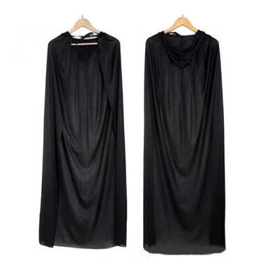 

Halloween Costume Adult Death Cosplay Costumes Black Black Hooded Cloak Scary