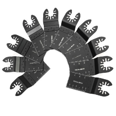 

10pcs Multifunctional High Carbon Steel Saw Cut Blade 34mm Power Tools Repair Machine Accessories Set for DeWalt Cougar Fein Multi