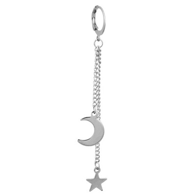

Lots KPOP BTS V Earrings Bangtan Boys V Stud Doulbe Ring Chain Earrings Fashion