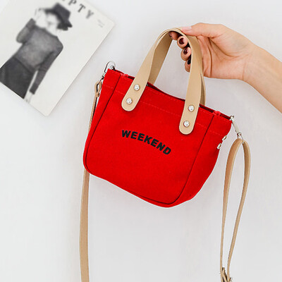 

Tailored Female Bag Campus Canvas Bag Large Capacity Handbag Shoulder Diagonal Package