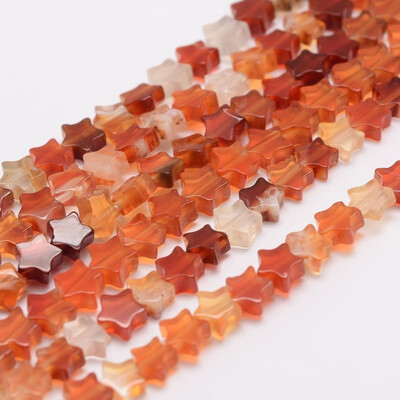 

Natural Carnelian Bead Strands Star 4x4x2mm Hole 08mm about 108pcsstrand 157