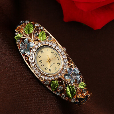 

Bracelet table garden atmosphere diamond ladies bracelet watch