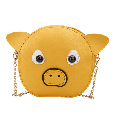 

Cute Pig Leather Children Girls Shoulder Bags Messenger Crossbody Handbags