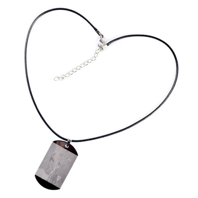 

BTS Members Photo Name Date Pendant Necklace Fashion Jewelry Titanium Steel Chain Hot Gift for ARMY