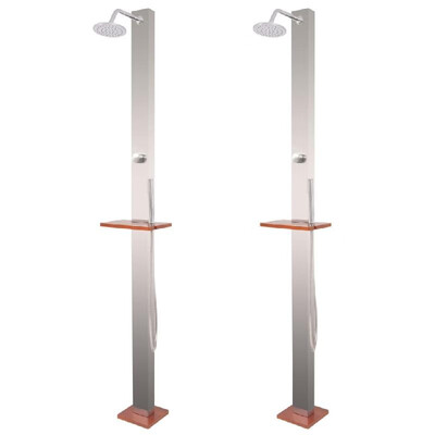 

Garden Shower 2 pcs Stainless Steel 827"