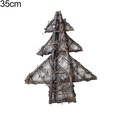 

Dry Rattan DIY Xmas Tree Garland Handmade Craft Party Christmas Decor Ornament