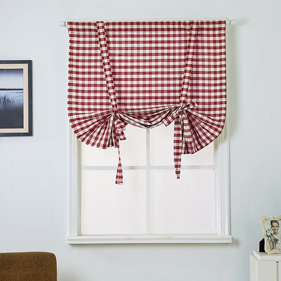 

Gobestart Room Darkened Thermal Short Curtain Adjustable Tight Visor Small Window Curtain