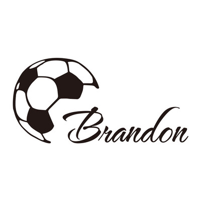 

Football Soccer PVC Wall Stickers Home Decors Removable Living Room Waterproof Decals Wallpaper