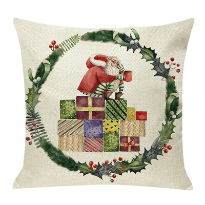 

Tailored Christmas Tree comfortable Sofa Festival Square Pillowcase Cushion
