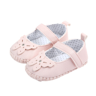 

Autumn Girls First Walkers Princess Single Shoes 0-1 Years Old Baby Small Shoes Baby Soft Bottom Coral Fleece Shoes