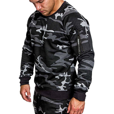 

Toponeto Men Autumn Long Sleeve Letter Printed Sweatshirt Top Tee Outwear Blouse