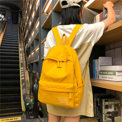 

Ins wind bag female Korean high school students campus bag simple Mori ancient feeling girl tide brand backpack