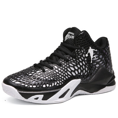 

Basketball shoes mens mesh breathable high-top wear-resistant boots non-slip sports shoes men