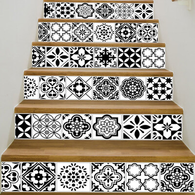 

〖Follure〗DIY Steps Sticker Removable Stair Sticker Home Decor Ceramic Tiles Patterns