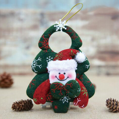 

Toponeto Christmas Tree Three-Dimensional Old Man Snowman Non-Woven Pendant