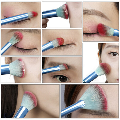 

〖Follure〗10PCS Make Up Foundation Eyebrow Eyeliner Blush Cosmetic Concealer Brushes
