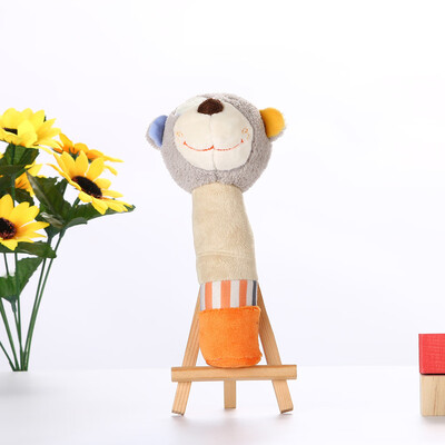 

〖Follure〗Animals Hand Bells Musical Baby Soft Toys Developmental Rattle Bed Kids