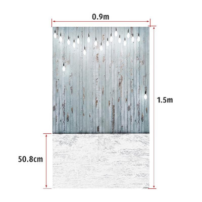 

Andoer 15 09m49 30ft Backdrop Photography Background Twinkle Moon Star Wood Floor Picture for DSLR Camera Children Newbor