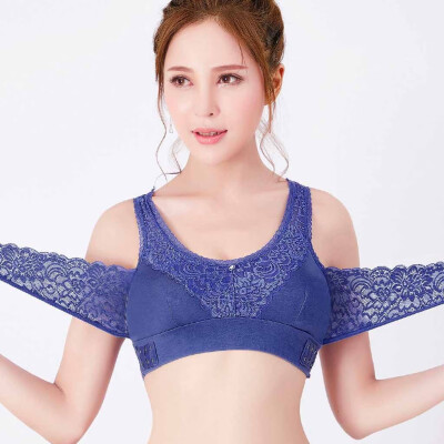 

〖Follure〗Front Cross Straps Wireless Breathable Silk Bra Gentle Bra Curved Bra Gathered