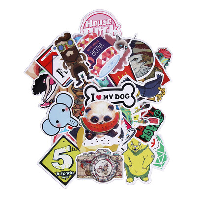

50PCS Waterproof Doodle Sticker Luggage Suitcase Bike Laptop Skateboard