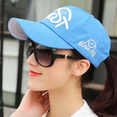 

Baseball cap girl spring&summer Korean fashion duck tongue cap outdoor shopping sports sun hat leisure sunshade cap