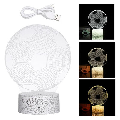 

3D Helmet Night Light 3D Led Illusion Lamp 37 Colors Changing Lights Bedside Table Desk Lamp with Touching Control for Kids Gifts