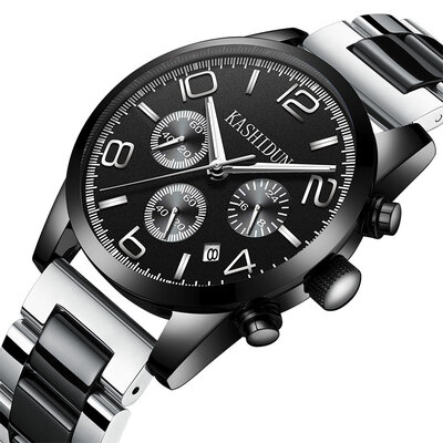 

Casterton Watch Mens Watch Sports Quartz Watch Waterproof Fashion Trend Night Light Fine Steel with Mens Watch