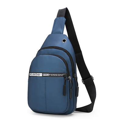 

New trend chest bag mens Messenger bag canvas shoulder bag chest casual small bag backpack Oxford cloth mens bag