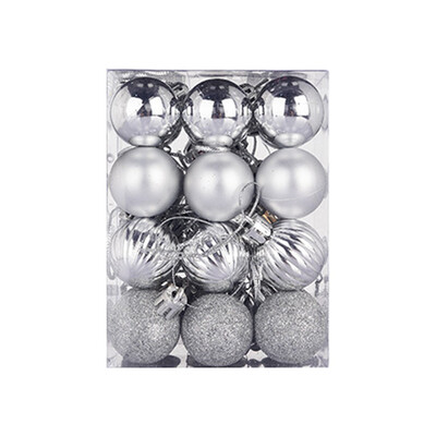 

Tailored 30mm Christmas Xmas Tree Ball Bauble Hanging Home Party Ornament Decor 24PC