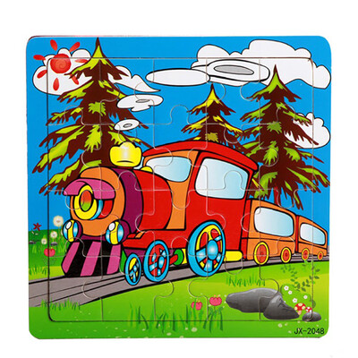 

Gotoamei Wooden Puzzle Educational Developmental Baby Kids Training Toy